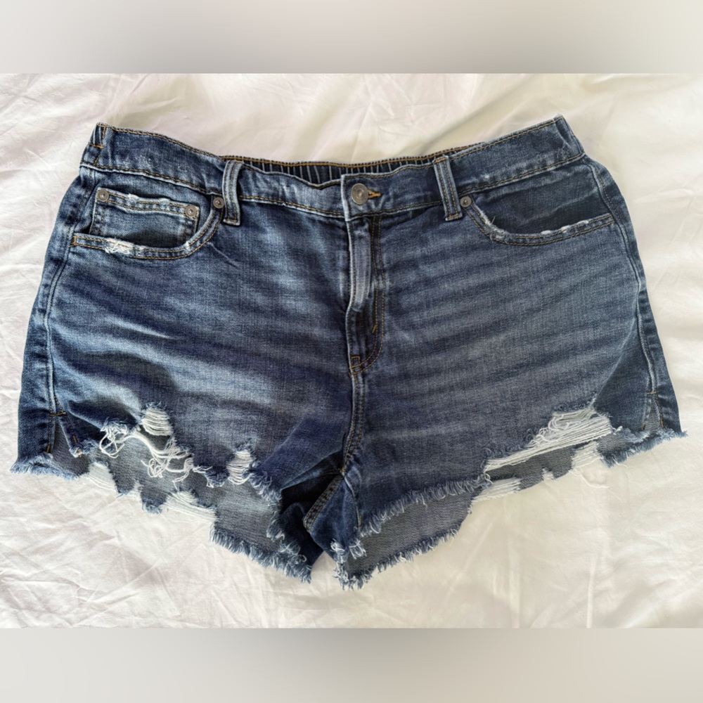 Aerie Distressed Denim Shorts